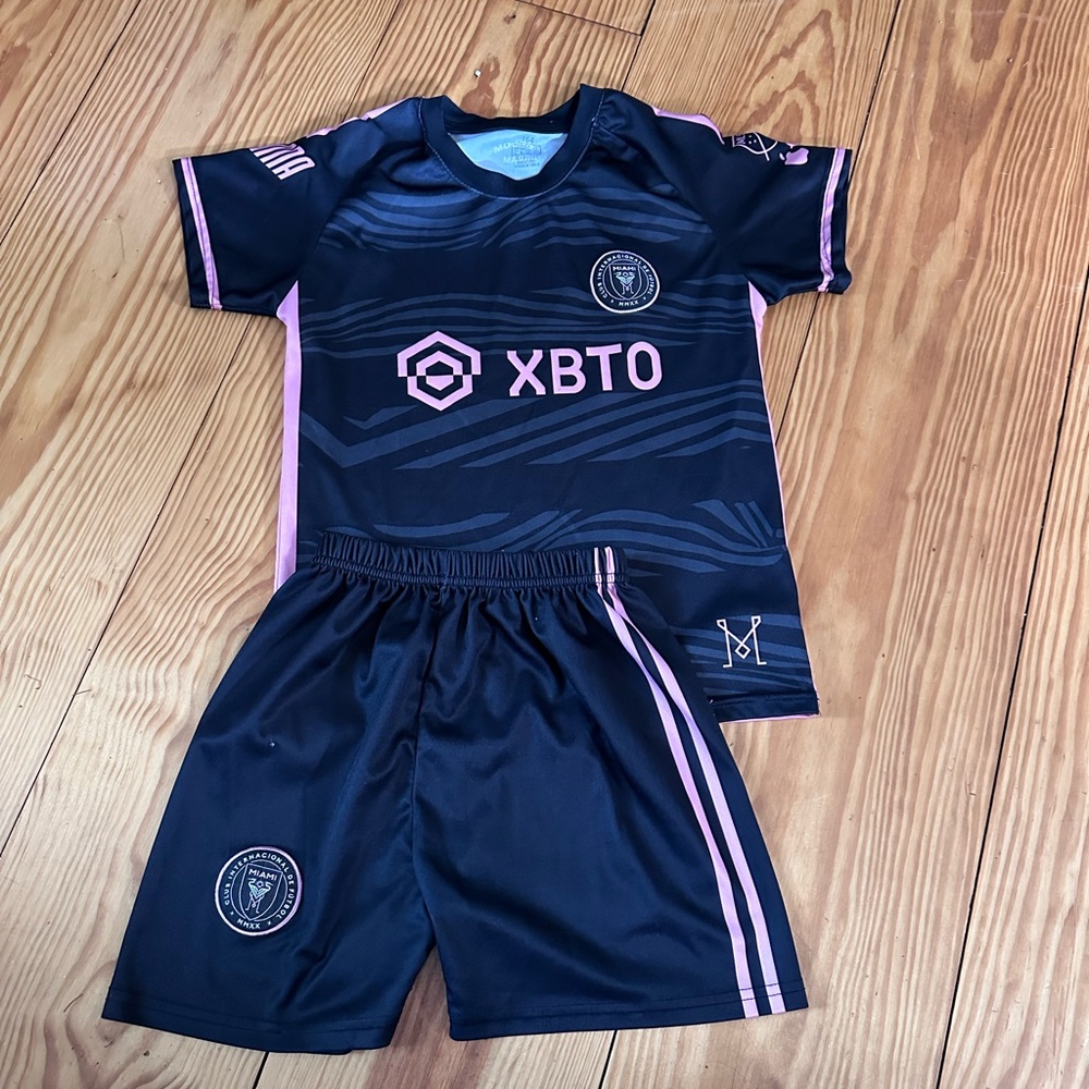 Kids Black and Pink Sports Shirt